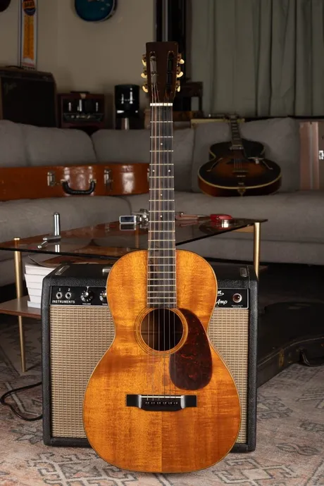 Vintage 1931 Martin 0-18K koa acoustic guitar purchased by Joe's Vintage Guitars