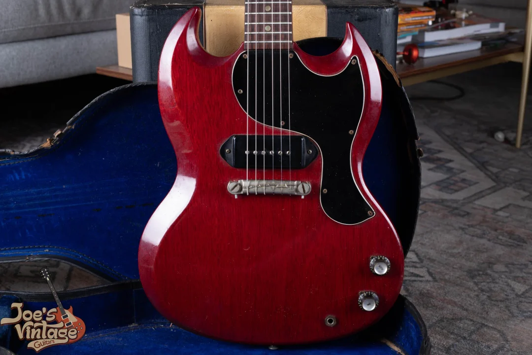 Cherry Gibson SG Junior representing the single-pickup Junior family