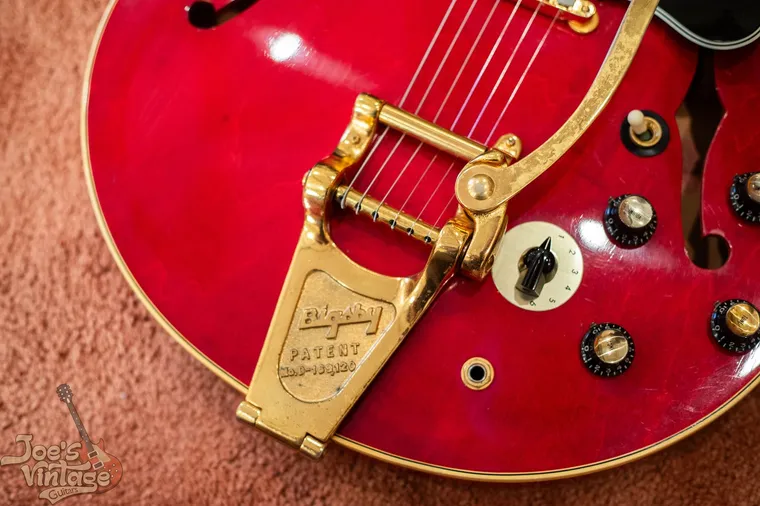 Gold Maestro vibrato on the 1966 Gibson ES-345