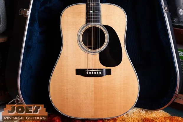 Vintage Martin D-45 with pearl inlay