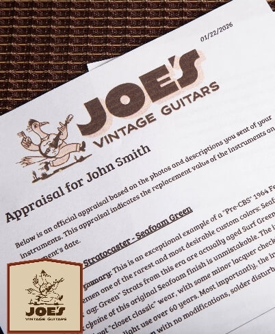 Official insurance appraisal document